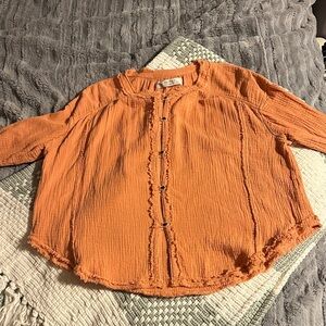 Free People Button-Up Blouse